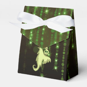 Spooky Ghost Green String Lights Tent Favour Boxes