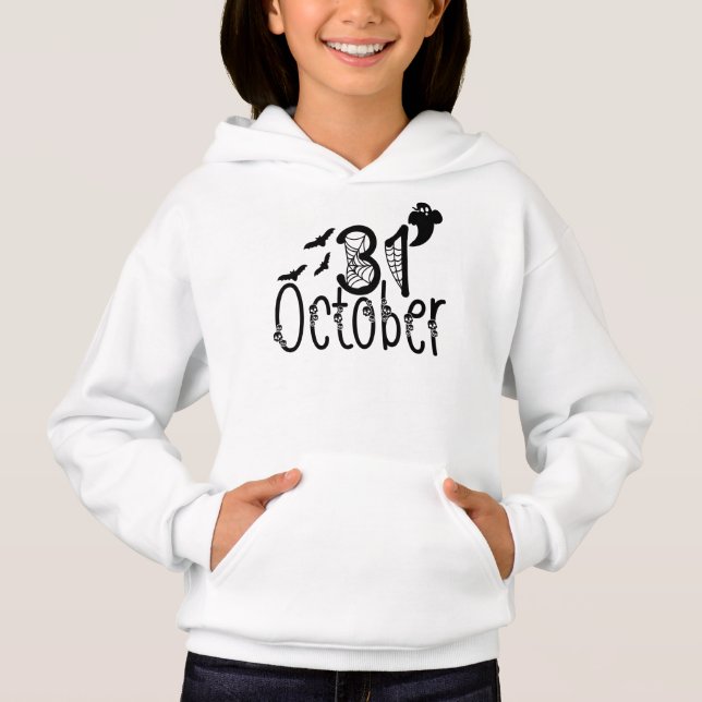 Spooky Ghost Halloween 31 October (Front)