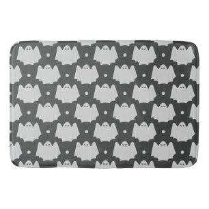 Spooky Ghost Halloween Bath Mat