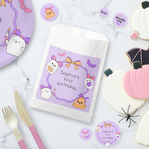 Spooky Ghost Halloween Birthday Favour Bags
