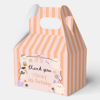 Spooky Ghost Halloween Birthday Favour Boxes