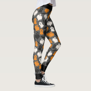 Spooky Ghost Halloween Leggings
