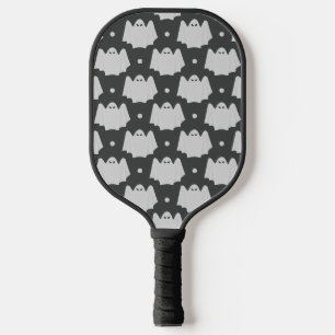 Spooky Ghost Halloween Pickleball Paddle