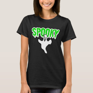 Spooky Ghost Halloween  T-Shirt