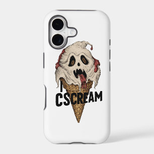 Spooky Ghost Ice Cream "I CSCREAM"