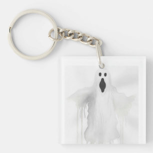 Spooky Ghost Key Ring