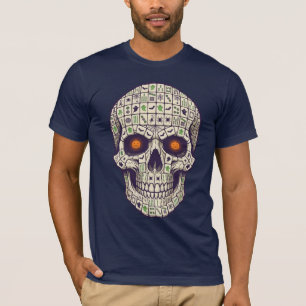 Spooky Ghost Mahjong Shirt Halloween Tile Tee
