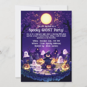 Spooky Ghost Party Invitation