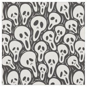 Spooky Ghost Pattern Fabric