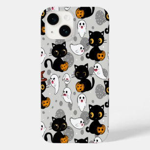 Spooky Ghost Pumpkin Paws Case-Mate iPhone 14 Case