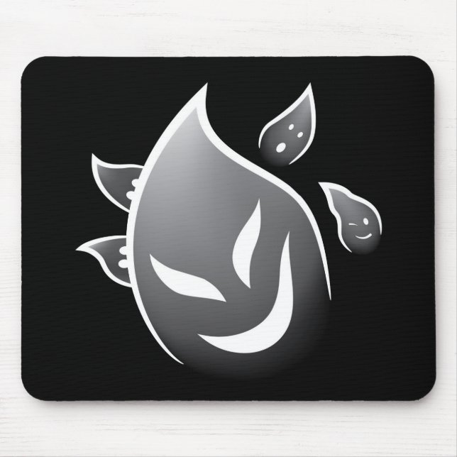 Spooky Ghosts Mouse Pad (Front)