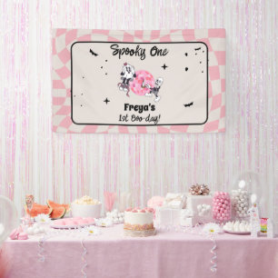 Spooky Ghoul Halloween First Birthday  Banner