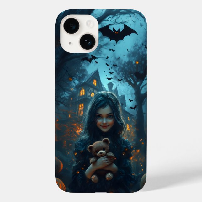 Spooky Girl Ghost iPhone Case (Back)