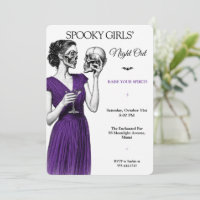 Spooky Girls Night Out Halloween Cocktail