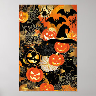 Spooky Glow: Can You Feel the Magic of Halloween? Poster