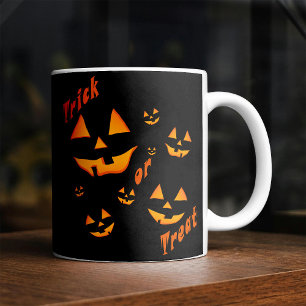 Spooky Glow: Jack-O’-Lantern & Trick-or-Treat Coffee Mug