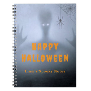 Spooky Glowing Eyes Personalised Halloween Journal
