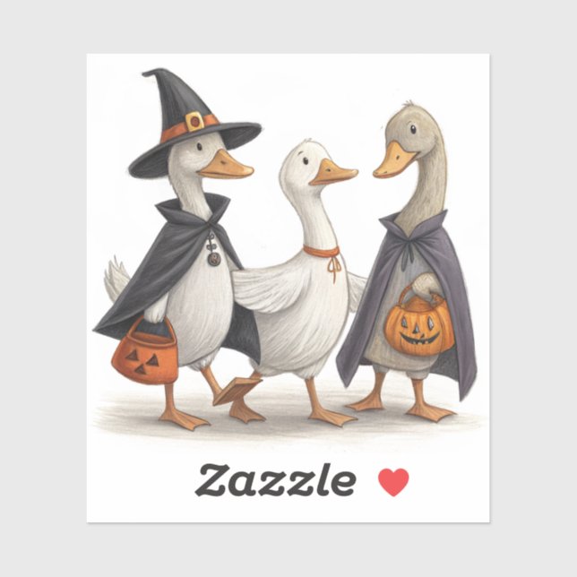 Spooky Goose Gang Back to School Stickers (Sheet)