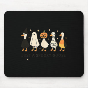 Spooky Goose Halloween Costume Mouse Pad