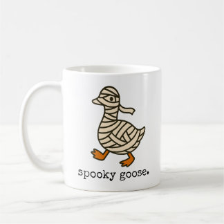 Spooky Goose Mug, Silly Mummy Coffee Mug