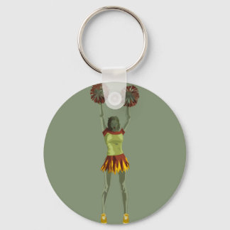 Spooky Gothic Cheer Art Key Ring