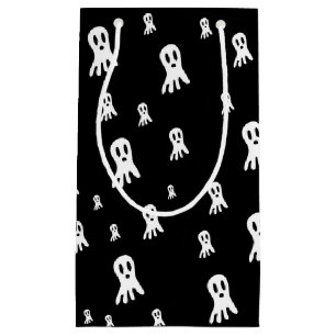 Spooky Gothic Ghost Illustration Small Gift Bag