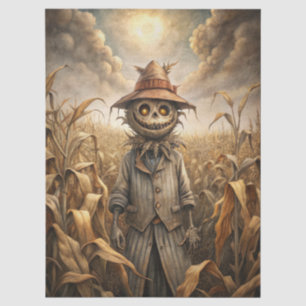 Spooky Gothic Scarecrow Fantasy  Tissue Paper