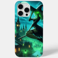 Spooky green aura Halloween witch