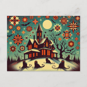 Spooky Greetings Postcard