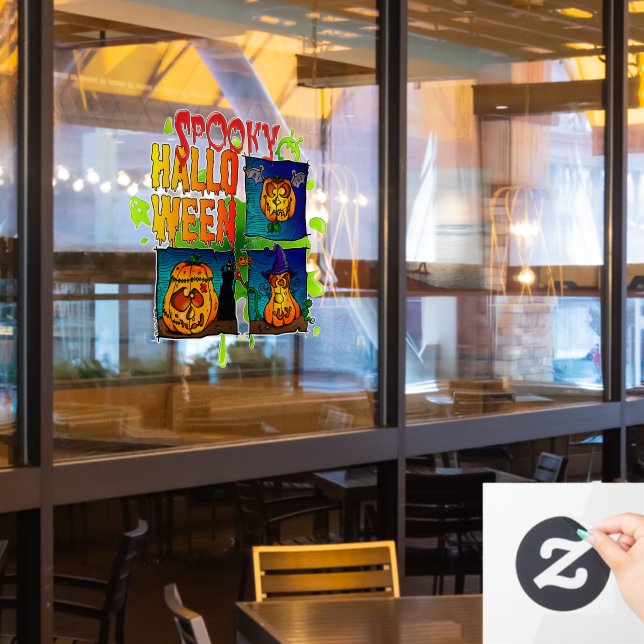 Spooky Halloween (Restaurant Window)