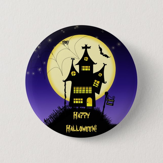 Spooky Halloween 1 Button (Front)