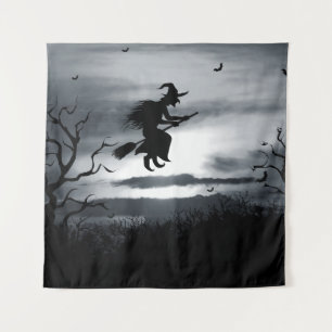 Spooky Halloween Background Vintage Design Tapestry