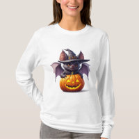 Spooky Halloween Bat And Pumpkin Scene 👻