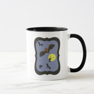 Spooky Halloween Bats Mug