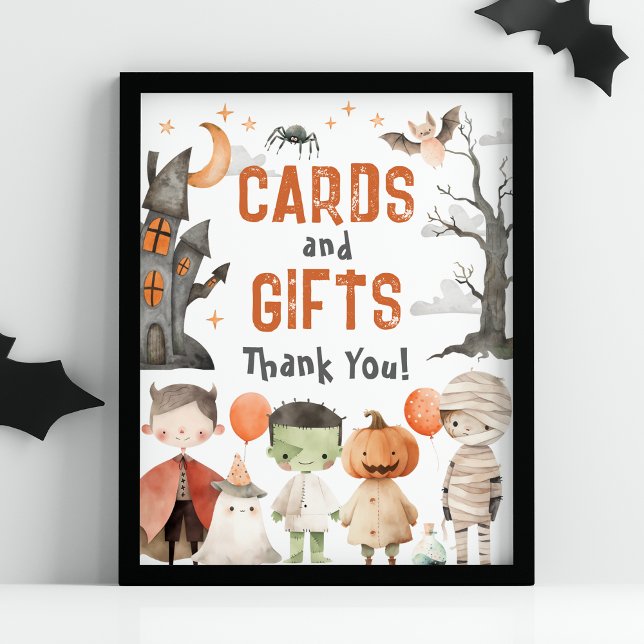 Spooky Halloween Birthday Cards and Gifts Sign (Creator Uploaded)