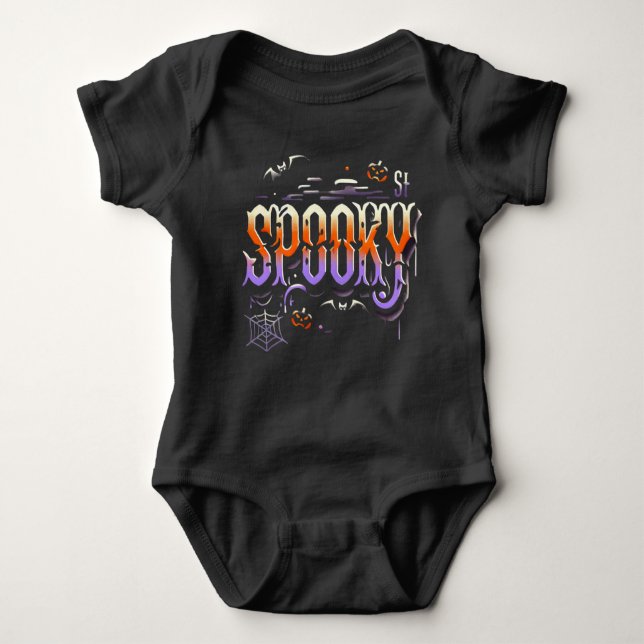SPOOKY Halloween Bodysuit for your baby (Front)