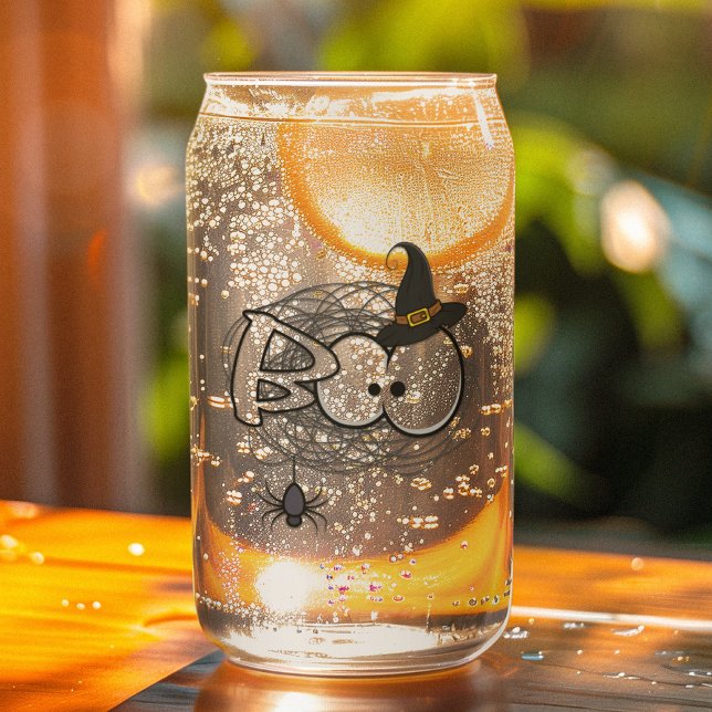 Spooky Halloween Boo Eyes Can Glass (Creator Uploaded)