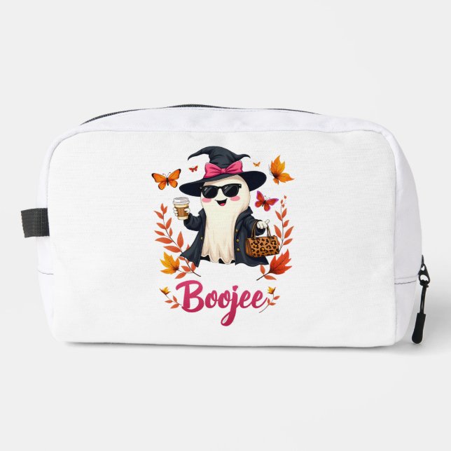 Spooky Halloween Boojee Sassy Classy Ghost  Dopp Kit (Front)