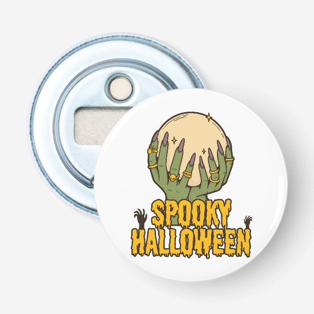spooky halloween bottle opener (Front)