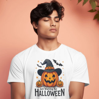 Spooky Halloween Breast Cancer Awareness Sale T-Shirt