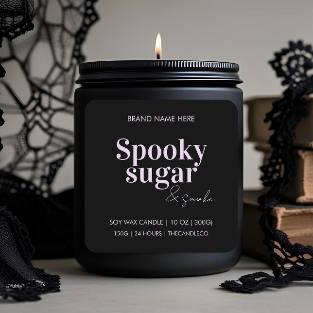 Spooky Halloween Candle Label | Custom Fall Candle (Creator Uploaded)