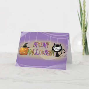 spooky Halloween Card