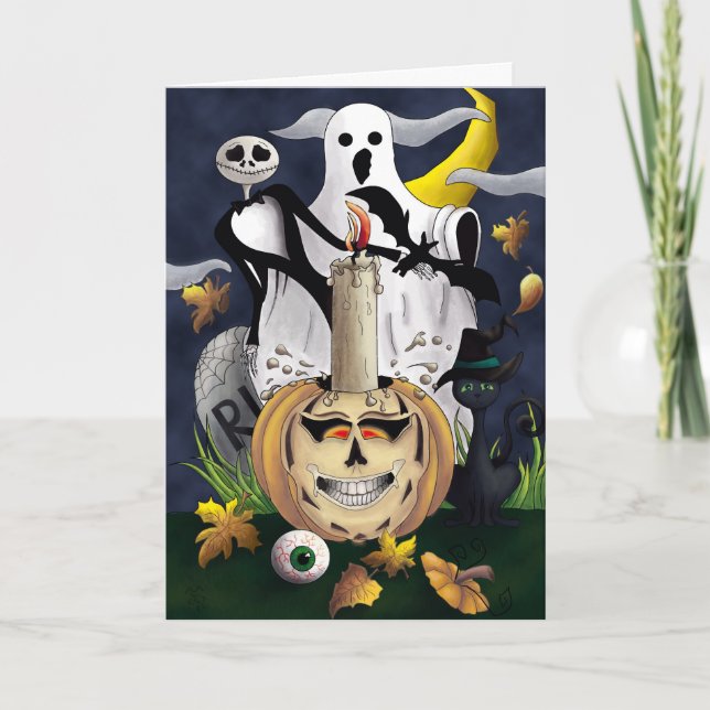 Spooky Halloween Card (Front)