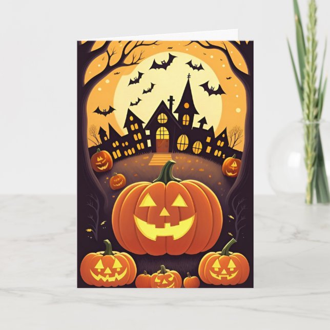 Spooky Halloween Card (Front)