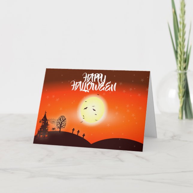 Spooky Halloween Card (Front)