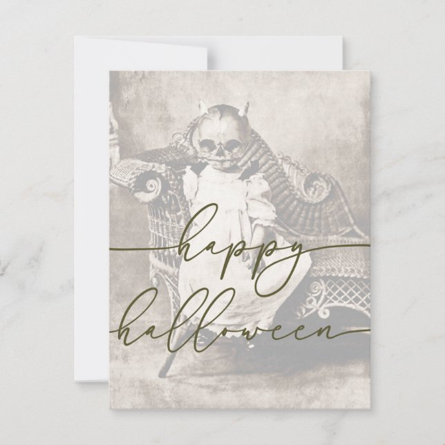 Spooky Halloween Card Template (Front)