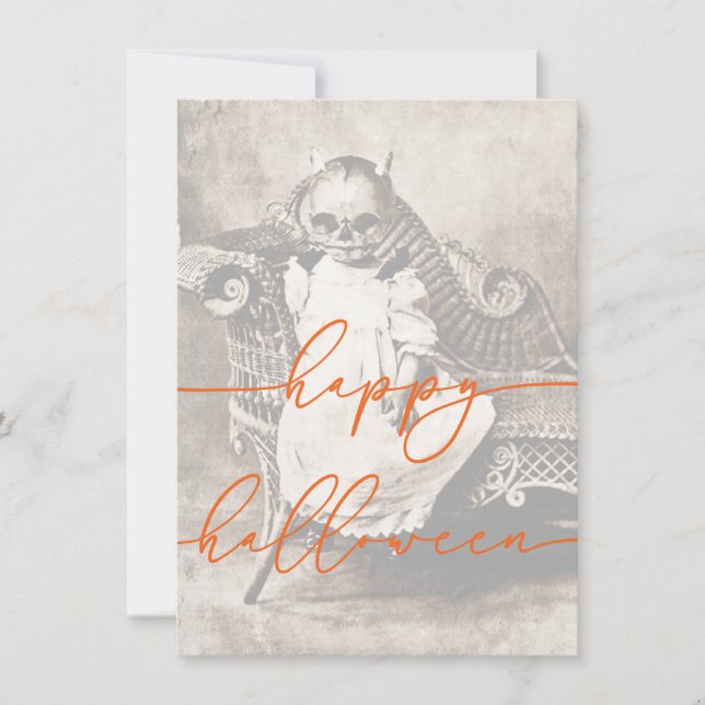 Spooky Halloween Card Template (Front)