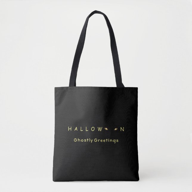 Spooky Halloween Cat Eyes  Tote Bag (Front)