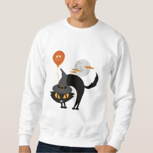 Spooky Halloween Cat        Sweatshirt