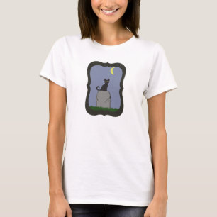 Spooky Halloween Cat T-Shirt